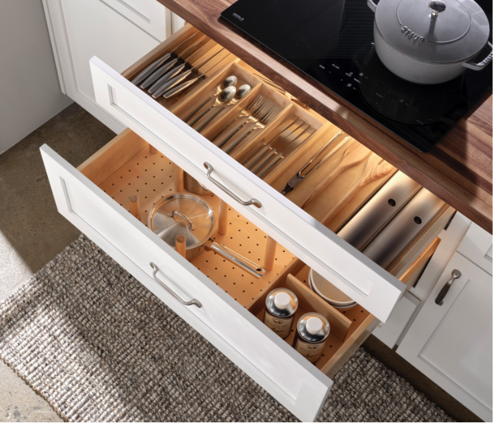 Glideware Wood Pull-out Cabinet Organizer for Pots