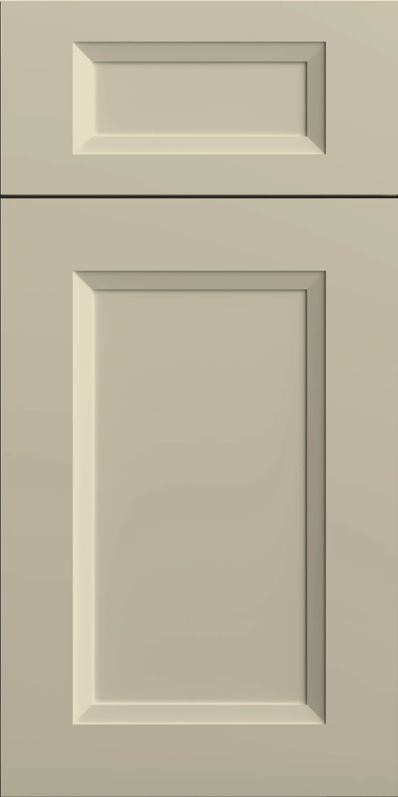 Quick Ship Bevel Sydney cabinet door by Hart & Sapp in Linen finish