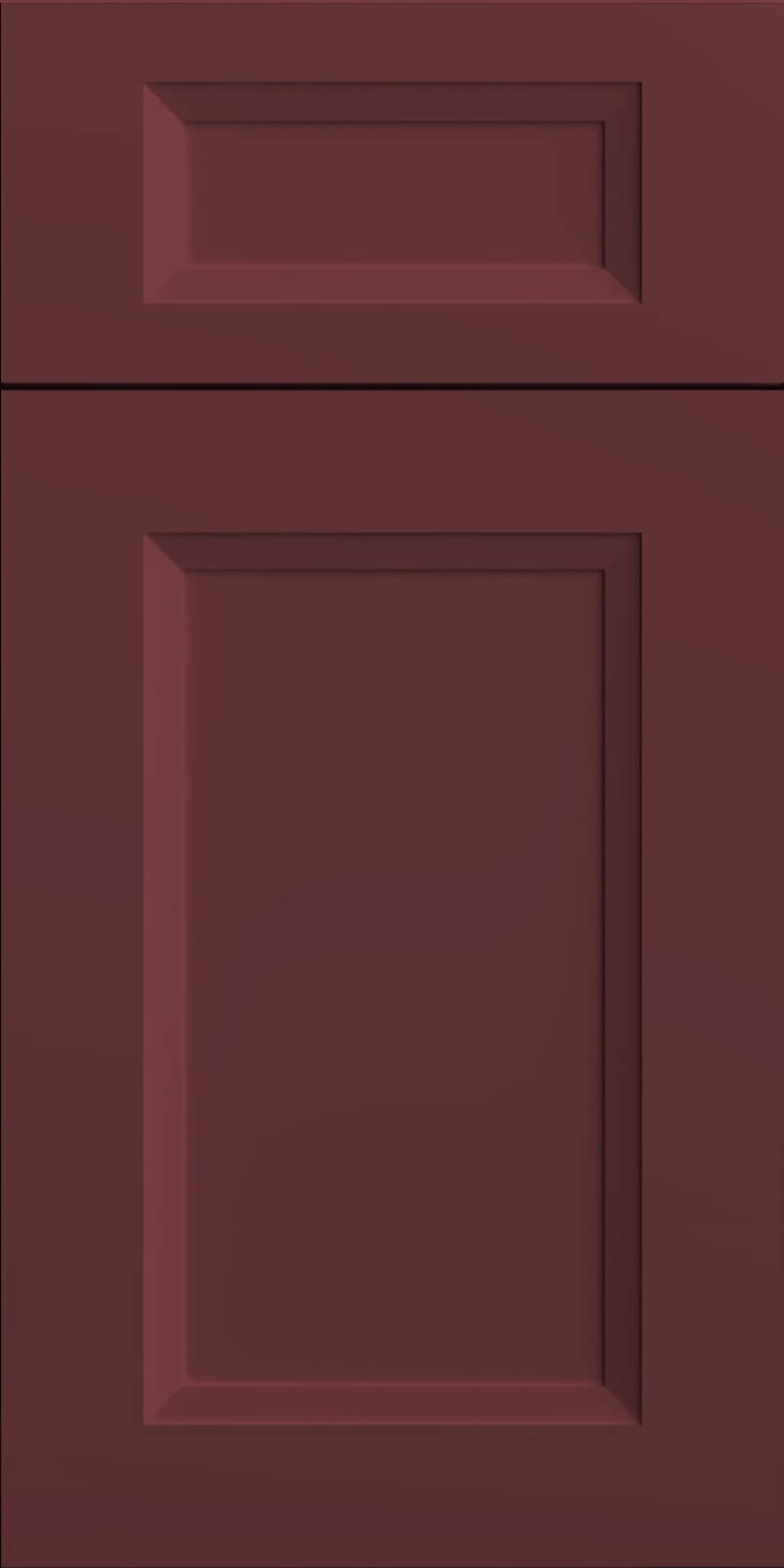 Quick Ship Bevel Sydney cabinet door by Hart & Sapp in Rumors finish