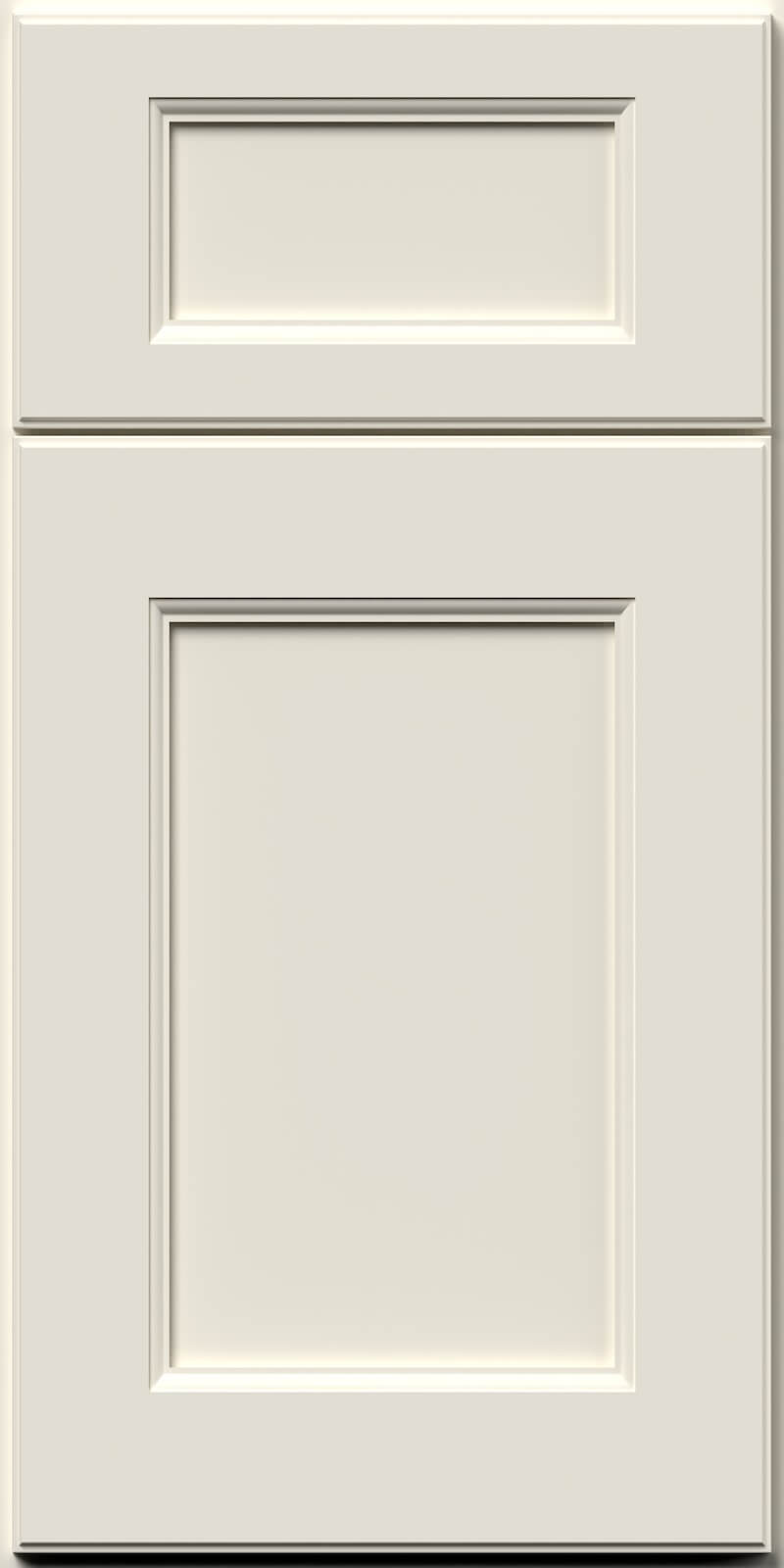 Quick Ship Deco Fusion cabinet door by Hart & Sapp in Dove finish