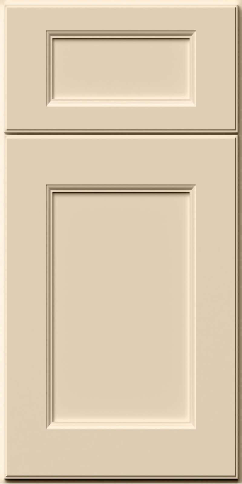 Quick Ship Deco Fusion cabinet door by Hart & Sapp in Macadamia Beige finish