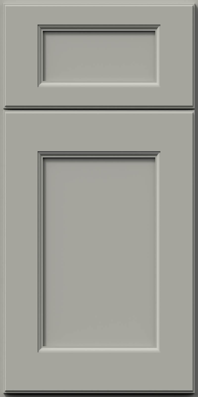 Quick Ship Deco Fusion cabinet door by Hart & Sapp in Nickel finish