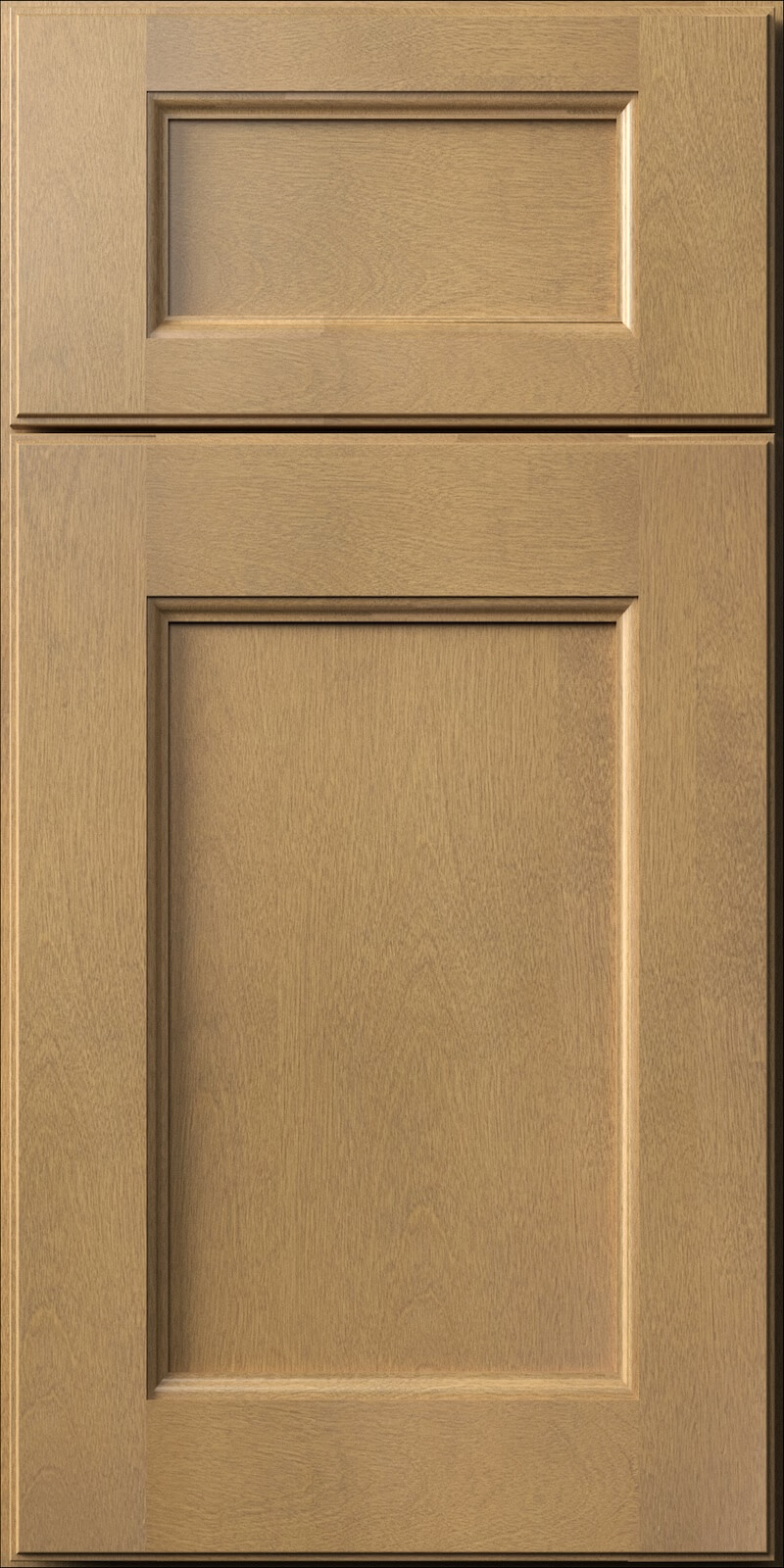 Quick Ship Deco Fusion cabinet door by Hart & Sapp in Timber finish