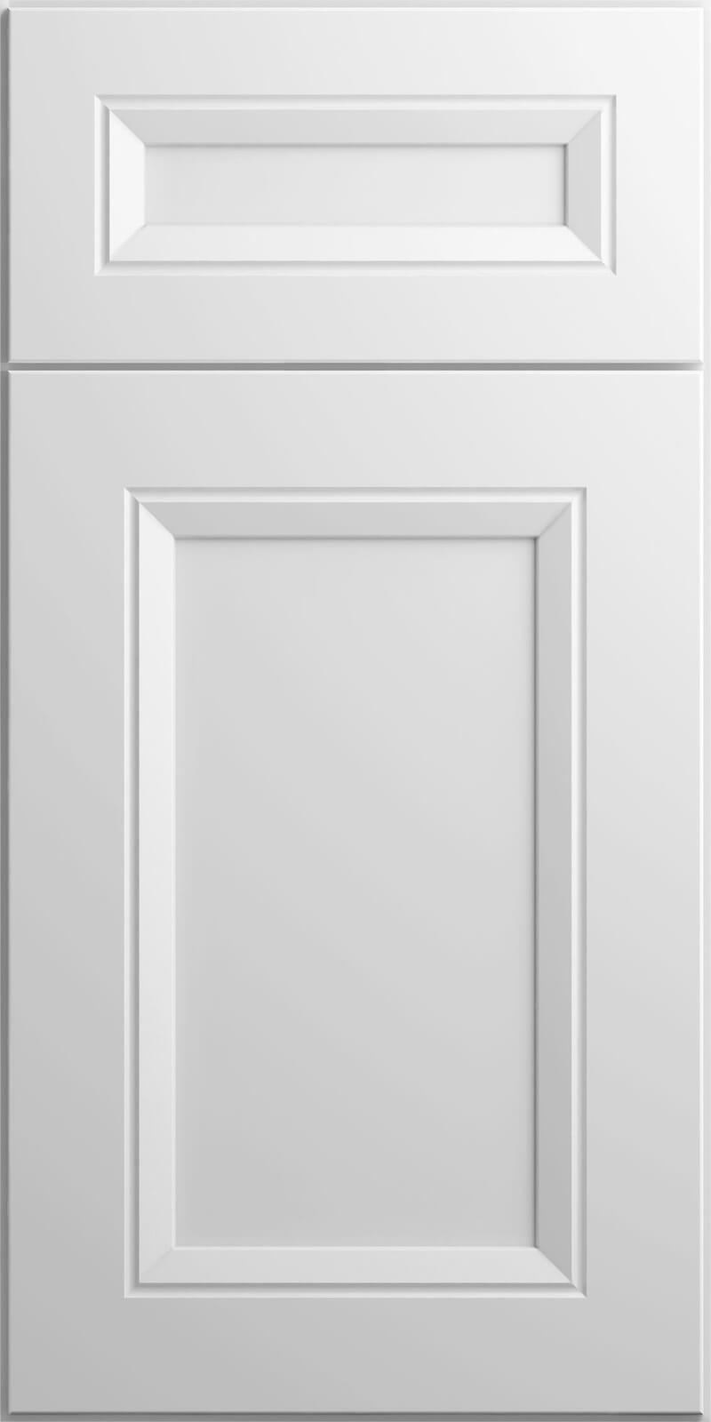 Quick Ship Deco Richmond cabinet door by Hart & Sapp in White finish