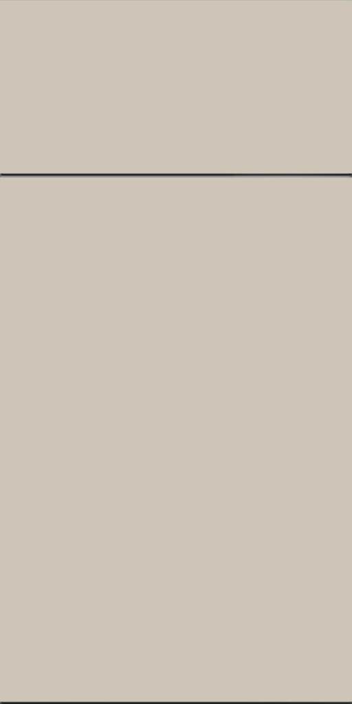 Quick Ship Flat Slab Milan cabinet door by Hart & Sapp in Sand finish