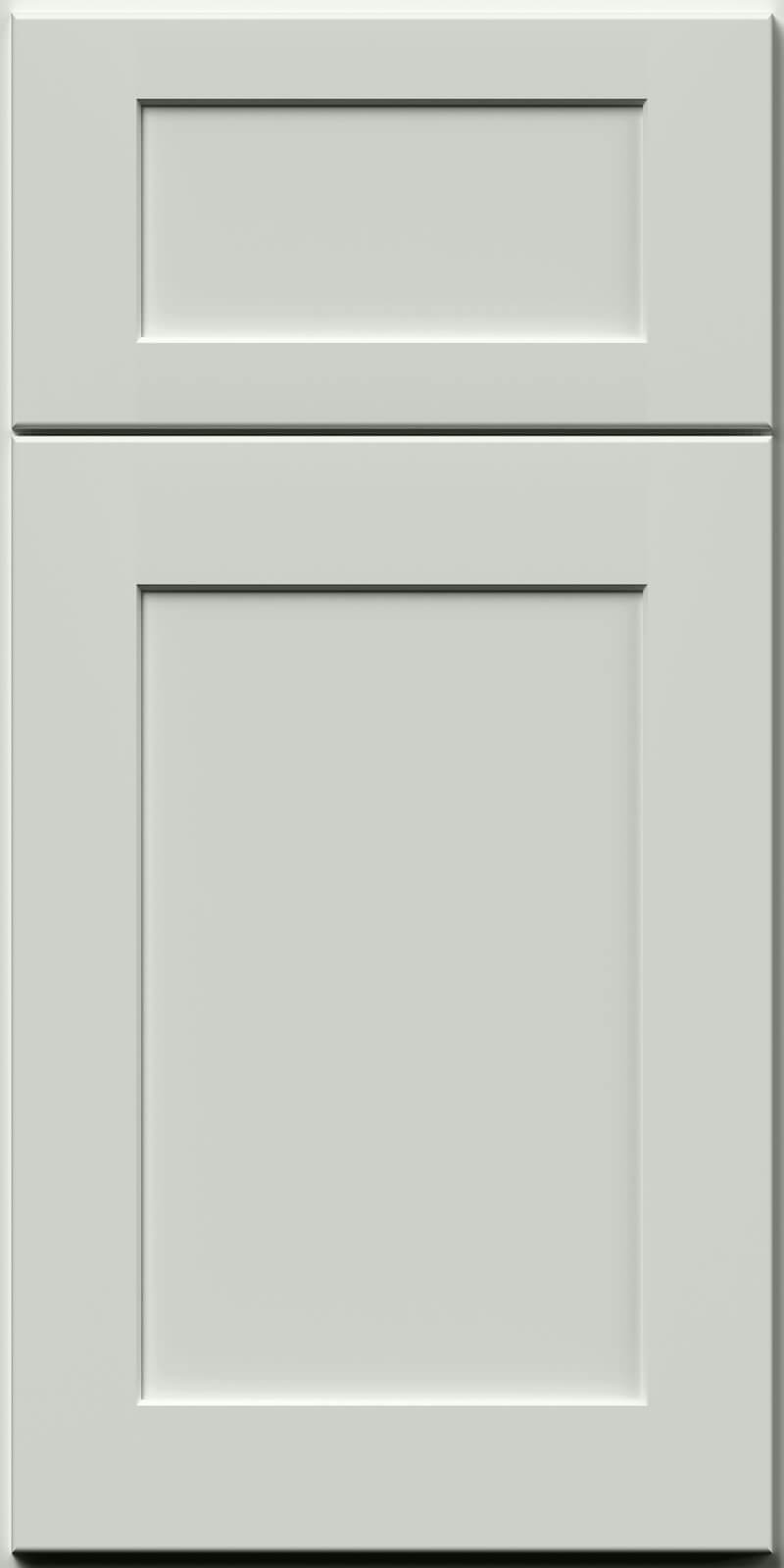 Quick Ship Shaker Square Galaxy cabinet door by Hart & Sapp in Mint finish