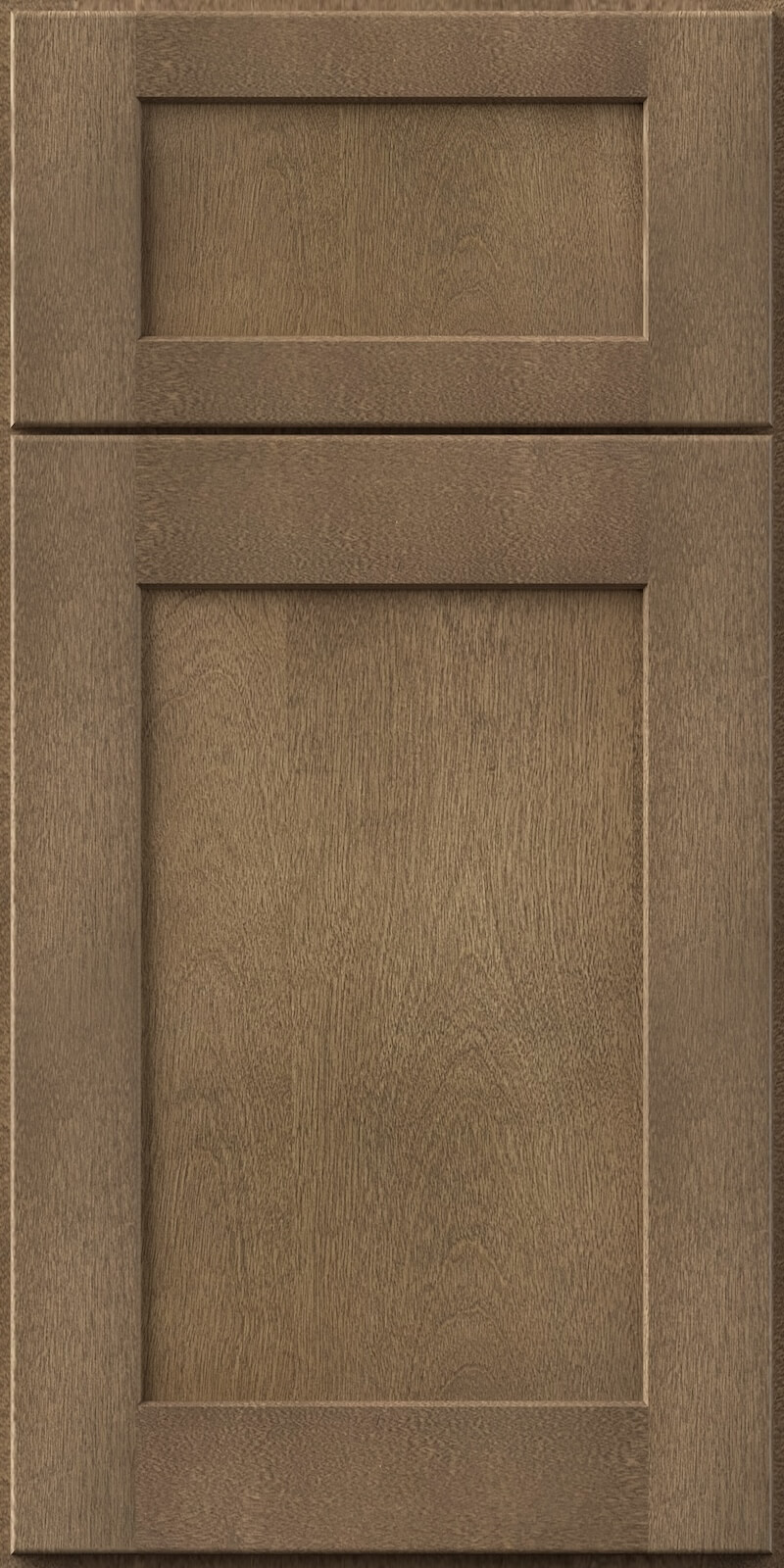 Quick Ship Shaker Square Galaxy cabinet door by Hart & Sapp in Mocha finish
