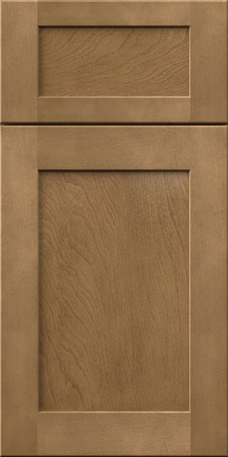 Quick Ship Shaker Square Galaxy cabinet door by Hart & Sapp in Timber finish