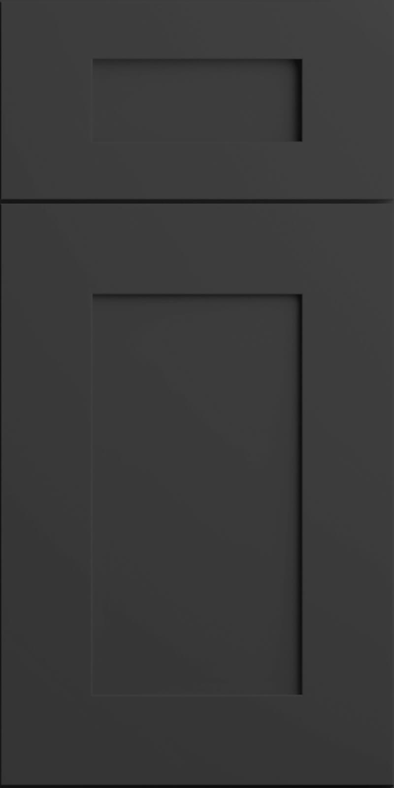 Quick Ship Shaker Square Elegant cabinet door by Hart & Sapp in Cracked Pepper finish