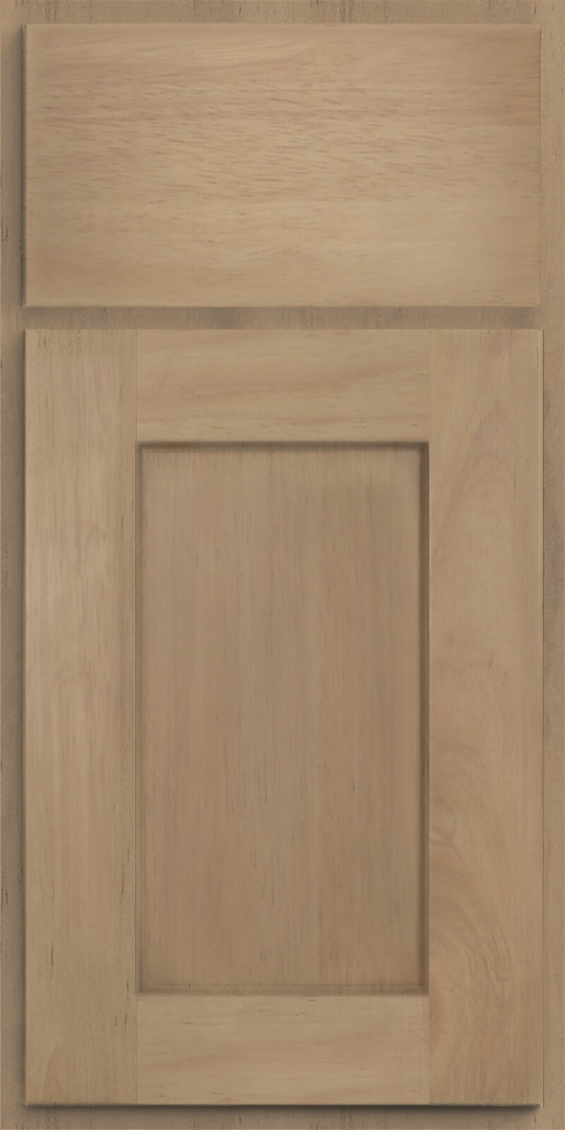 Quick Ship Shaker Square Luxor cabinet door by Hart & Sapp in Harvest finish
