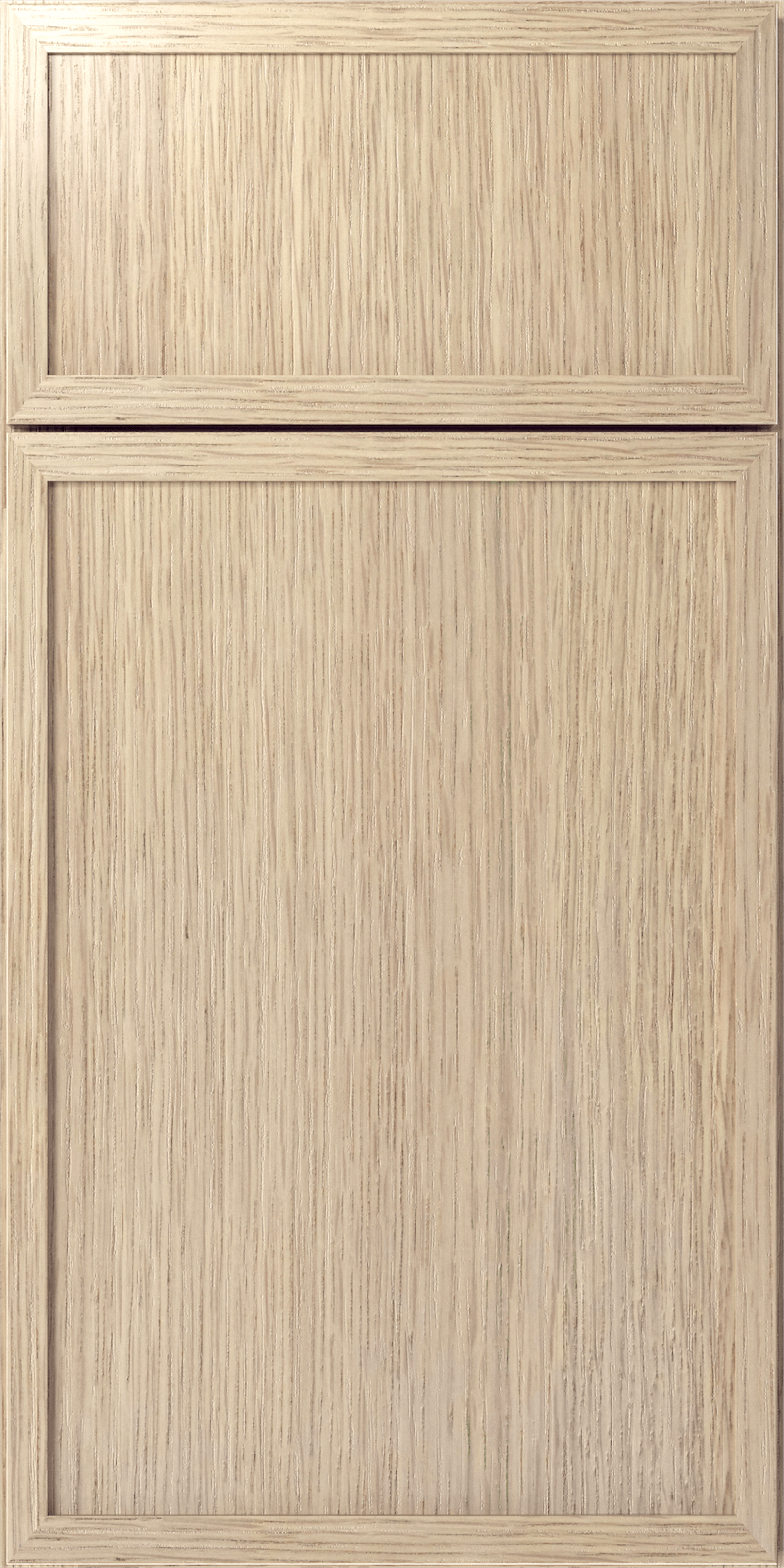 Quick Ship Thin Frame Luna cabinet door by Hart & Sapp in Desert Oak finish