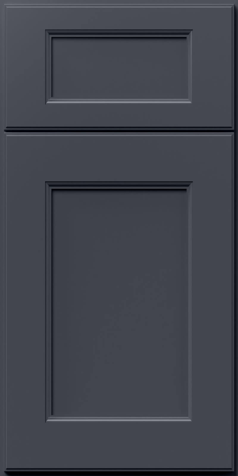 Quick Ship Deco Fusion cabinet door by Hart & Sapp in Indigo finish