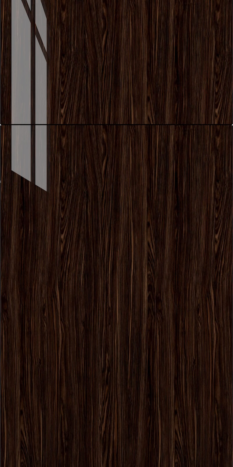 Quick Ship Flat Slab Catalina cabinet door by Hart & Sapp in Guayana Gloss finish