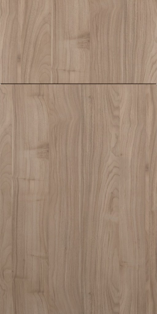 Quick Ship Flat Slab Catalina cabinet door by Hart & Sapp in Nocce 1 finish