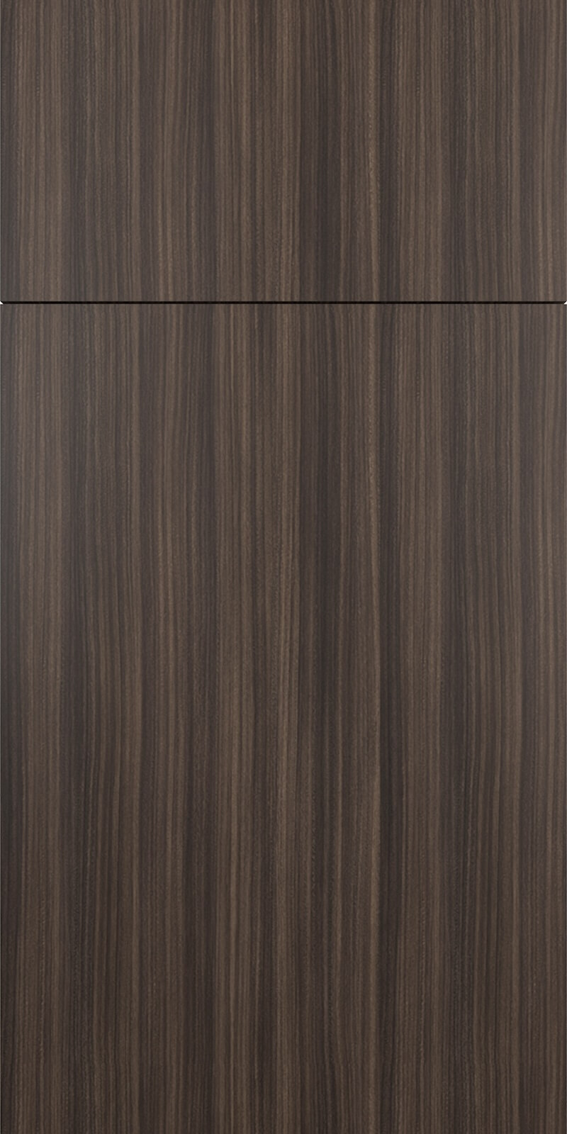 Quick Ship Flat Slab Catalina cabinet door by Hart & Sapp in Woodline 3 finish