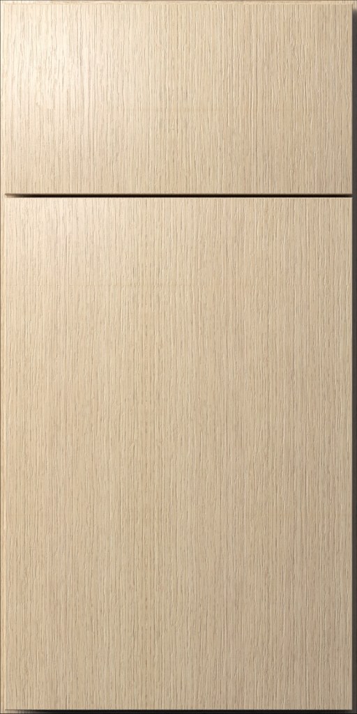 Quick Ship Flat Slab Luxe cabinet door by Hart & Sapp in Desert Oak finish