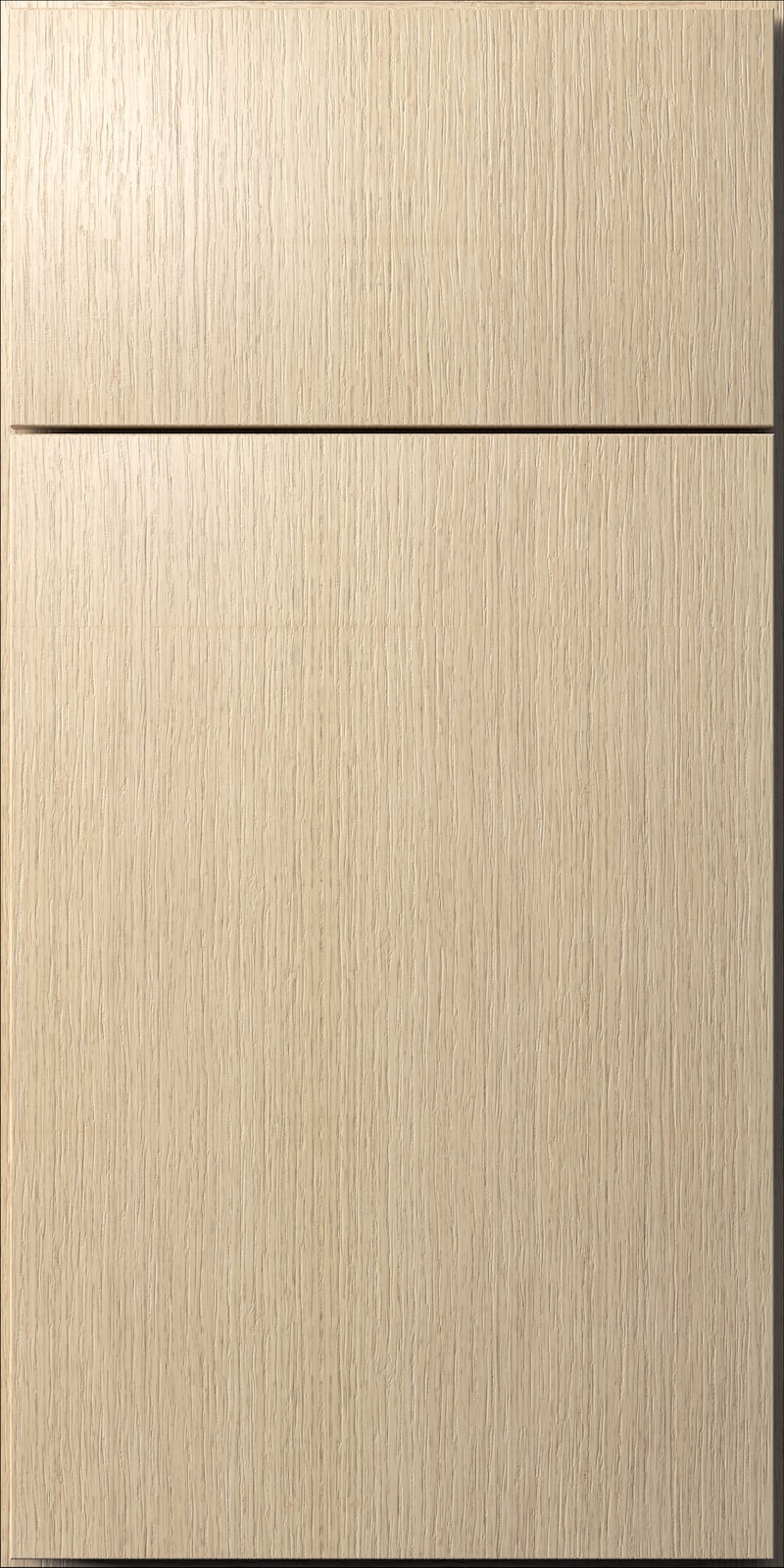 Quick Ship Flat Slab Luxe cabinet door by Hart & Sapp in Desert Oak finish