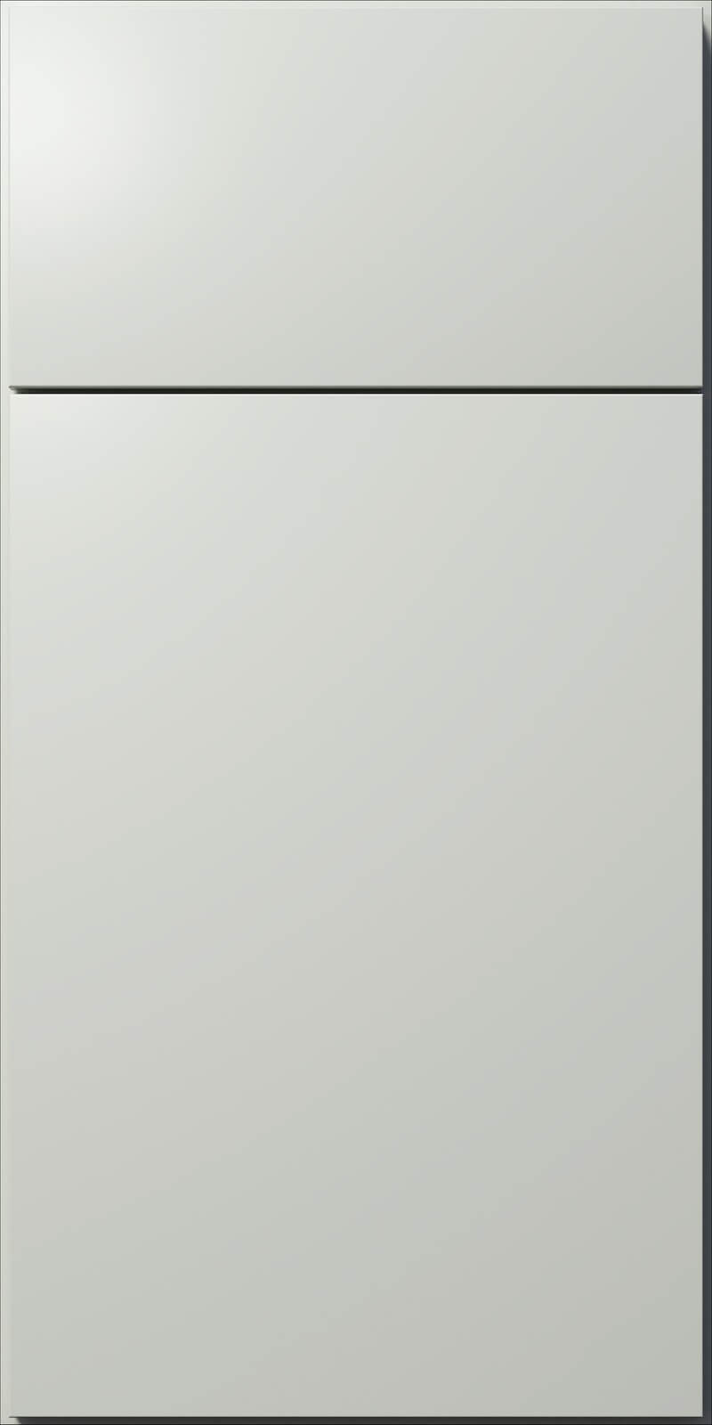 Quick Ship Flat Slab Luxe cabinet door by Hart & Sapp in Mint Green finish