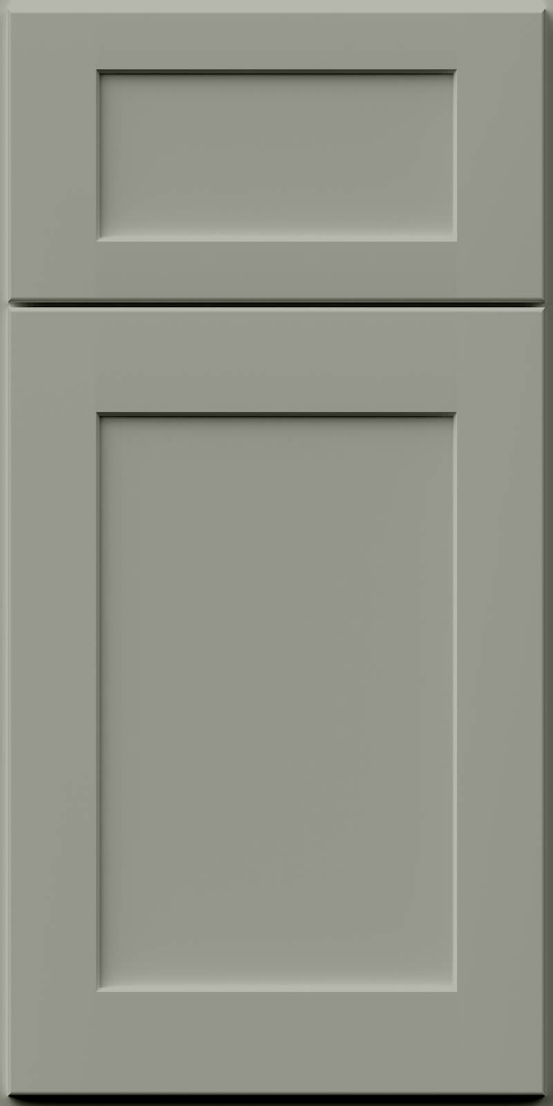 Quick Ship Shaker Square Galaxy cabinet door by Hart & Sapp in Pistachio Green finish