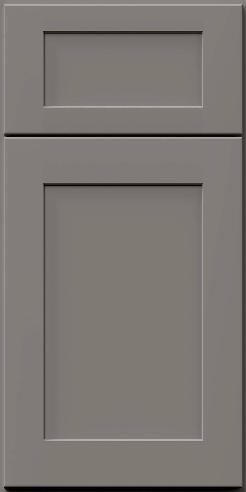 Quick Ship Shaker Square Galaxy cabinet door by Hart & Sapp in Stone finish