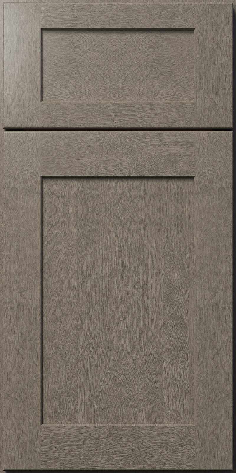 Quick Ship Shaker Square Galaxy cabinet door by Hart & Sapp in Claystone finish
